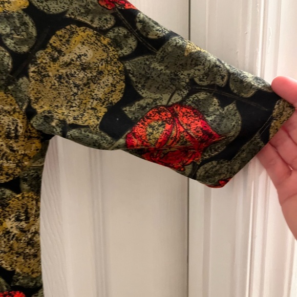 LuLaRoe Julia Rose Print Dress - Picture 7 of 9